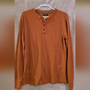 St. John's Bay Men's Rust Long Sleeve Jersey